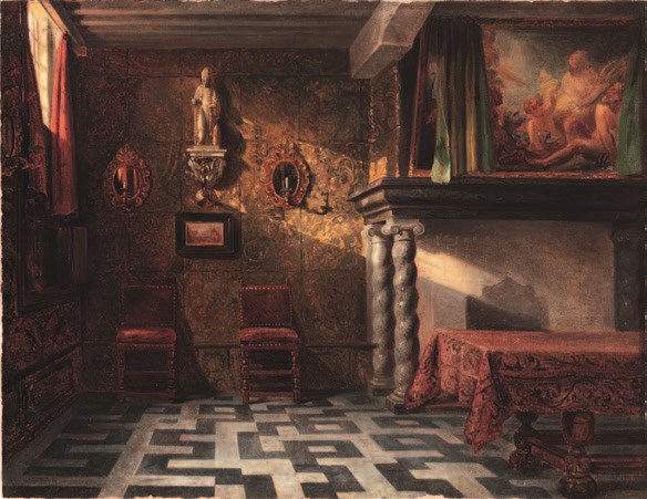 Zaal in het brouwershuis, 1871-1880